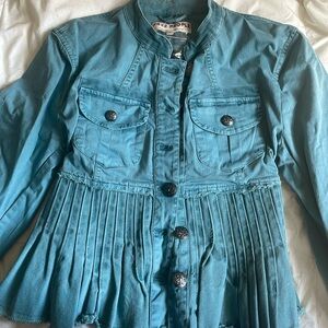 Free People BOHO Cassidy Denim Jacket